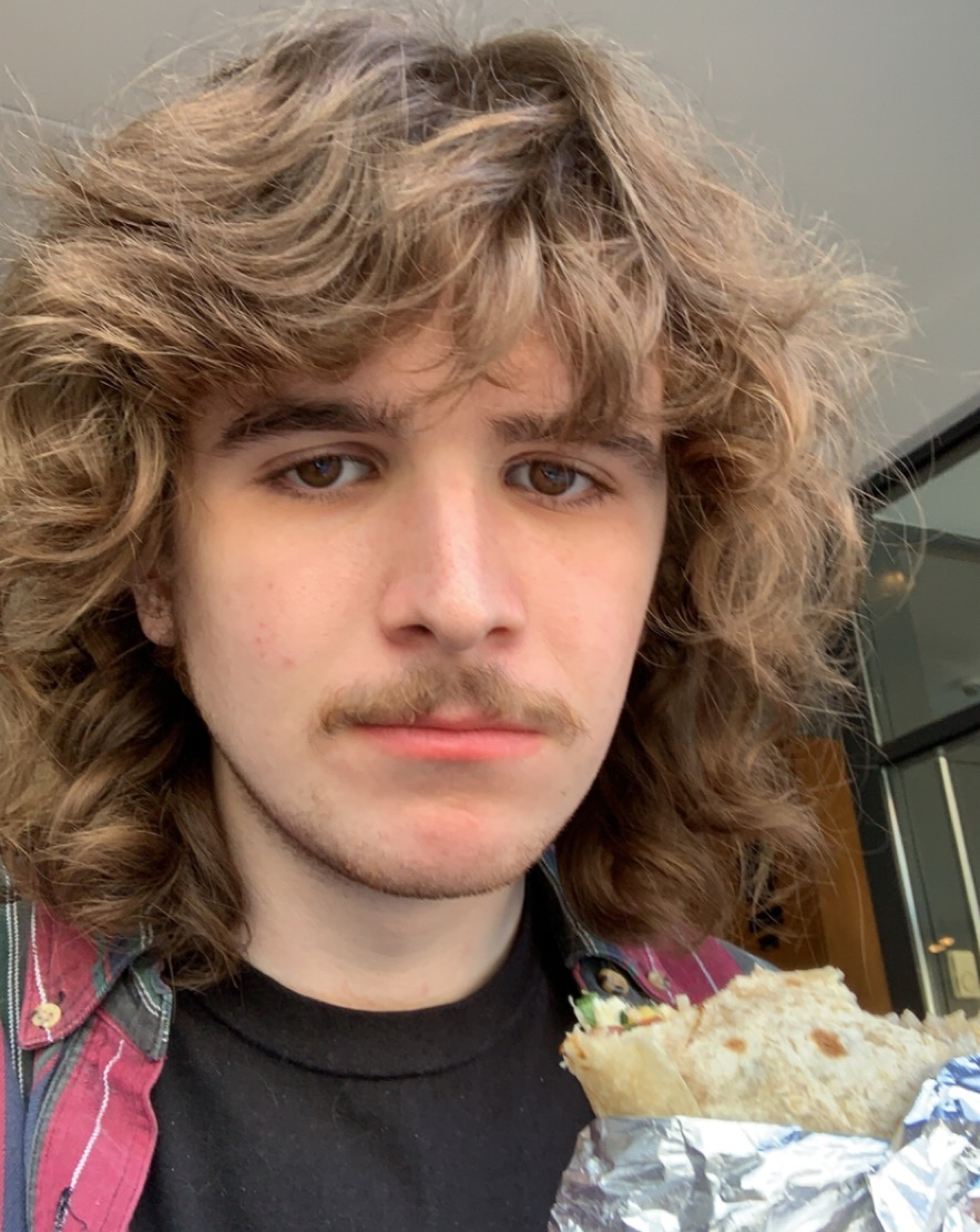 a picture of me holding up burrito